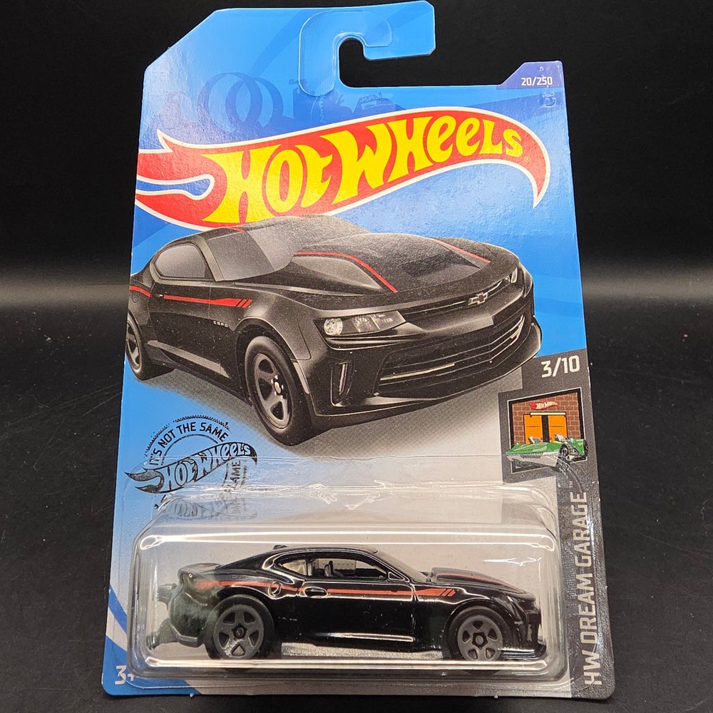 Hot Wheels '18 Copo Camaro SS Men 1:64 Black HW Dream Garage Diecast Car
